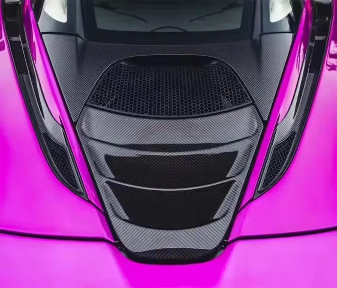 High Quality Dry Carbon Fiber Engine Cover for 720s Auto Parts Black Engine Cover Body Kit Hot Seller